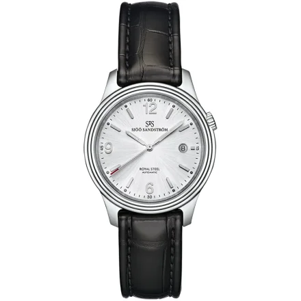 Sjöö Sandström Royal Steel Classic 41 mm Aligator 008805