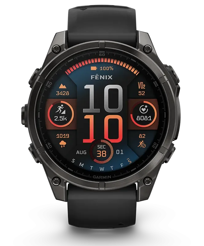 GARMIN Fenix 8 47 mm Amoled  Saph black