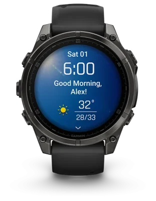 GARMIN Fenix 8 47 mm Amoled  Saph black