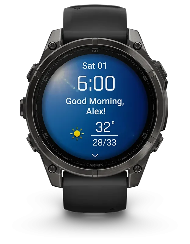 GARMIN Fenix 8 47 mm Amoled  Saph black