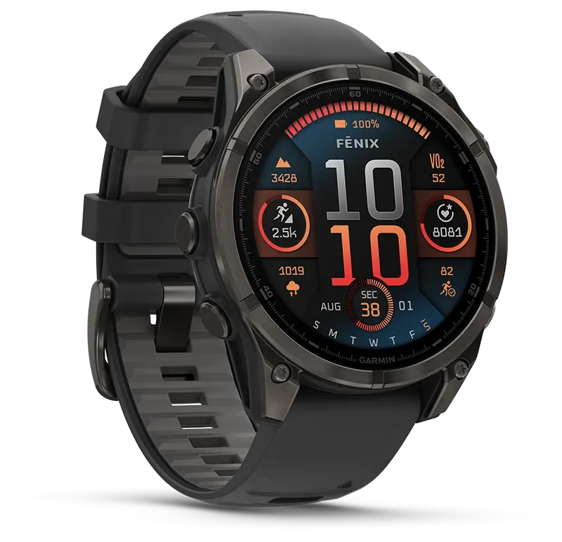 GARMIN Fenix 8 47 mm Amoled  Saph black