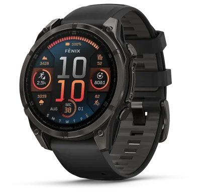 GARMIN Fenix 8 47 mm Amoled  Saph black