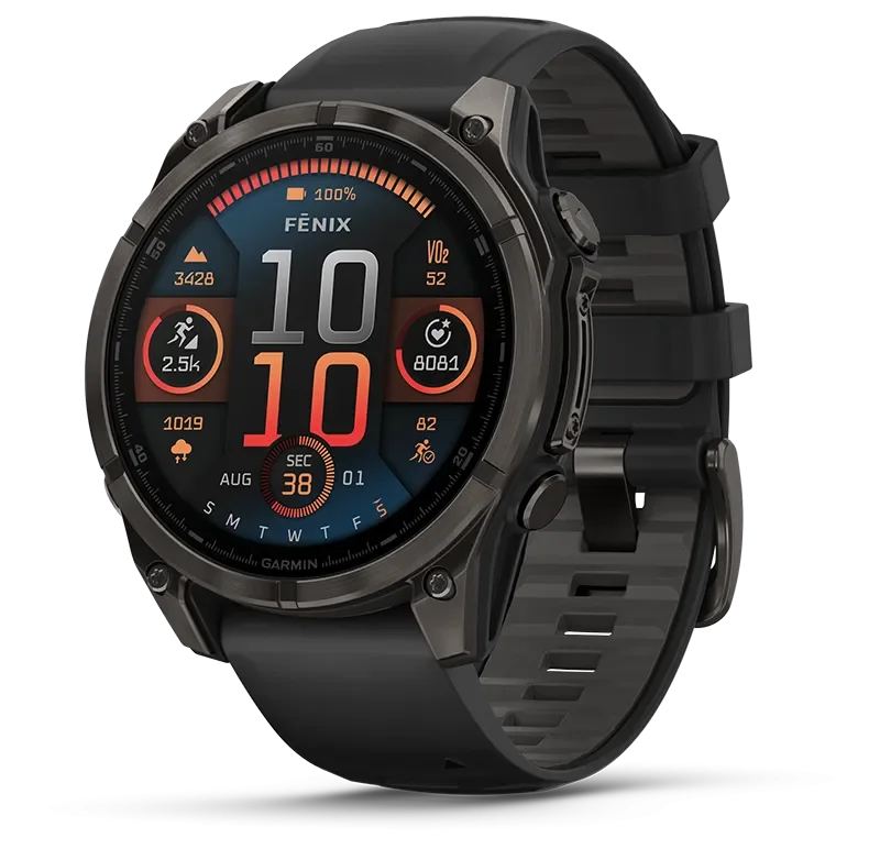 GARMIN Fenix 8 47 mm Amoled  Saph black