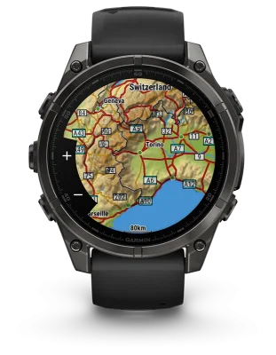 GARMIN Fenix 8 47 mm Amoled  Saph black