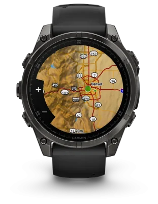 GARMIN Fenix 8 47 mm Amoled  Saph black