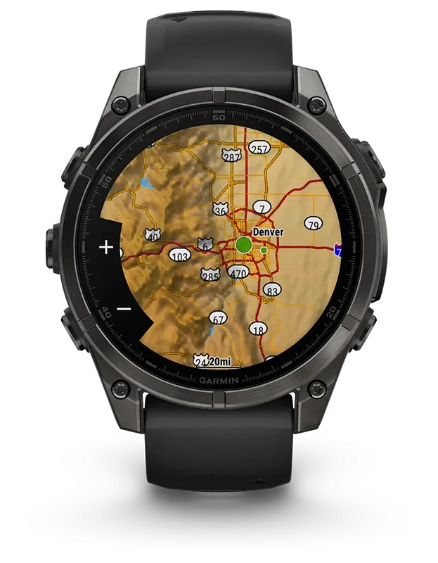 GARMIN Fenix 8 47 mm Amoled  Saph black
