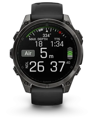 GARMIN Fenix 8 47 mm Amoled  Saph black