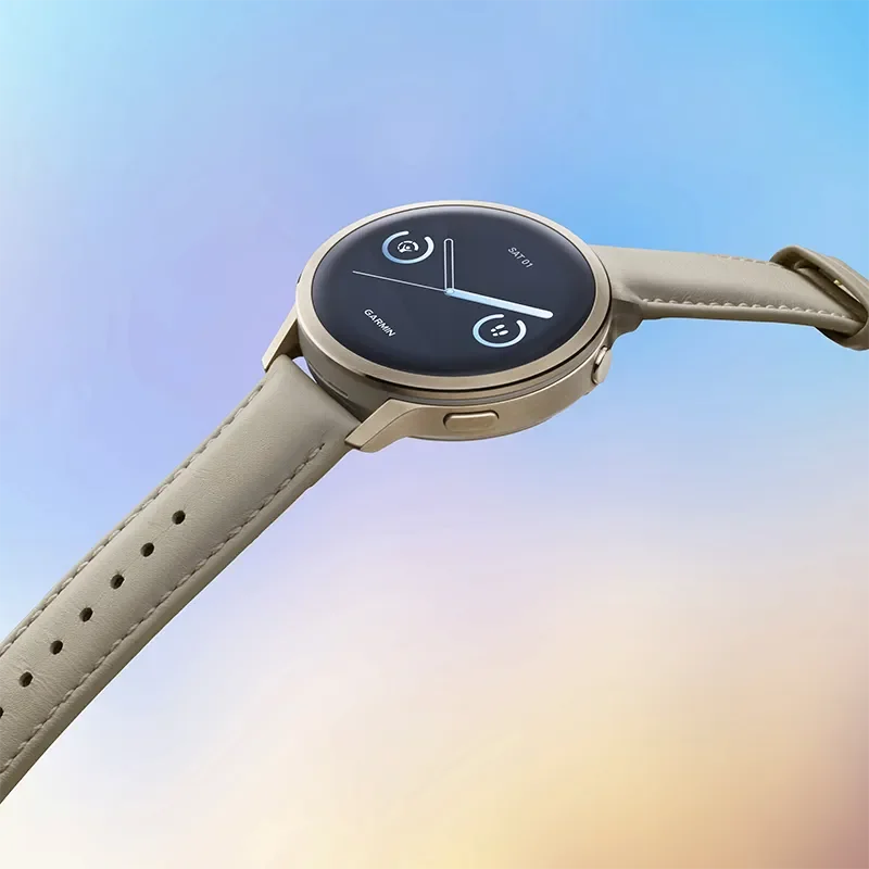 GARMIN 010-03013-03 VENU 4 (41mm) GPS Beige Lunar Gold + Leather