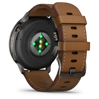 GARMIN 010-03014-03 VENU 4 (45 mm) GPS black Slate +Leather