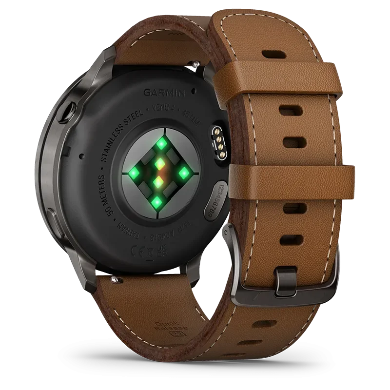 GARMIN 010-03014-03 VENU 4 (45 mm) GPS black Slate +Leather