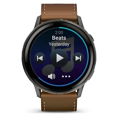 GARMIN 010-03014-03 VENU 4 (45 mm) GPS black Slate +Leather