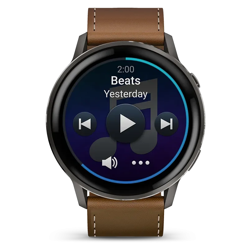 GARMIN 010-03014-03 VENU 4 (45 mm) GPS black Slate +Leather