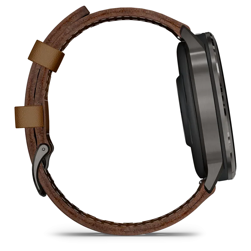 GARMIN 010-03014-03 VENU 4 (45 mm) GPS black Slate +Leather