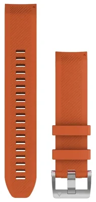 Garmin MARQ EMBER Orange Silikon Armband 010-12738-34