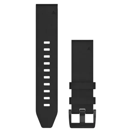 GARMIN Acc Fenix 5 Plus 22 mm  QuickFit Black leather 010-12740-01