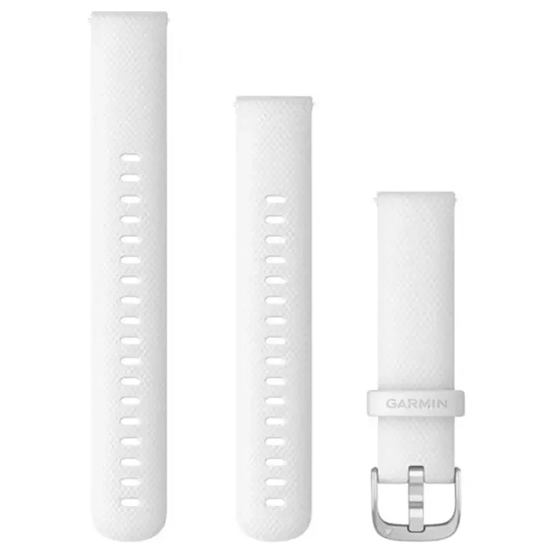 GARMIN acc silicon 010-129320B  silver white 18mm