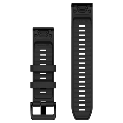 GARMIN acc Fenix 8 22 mm black silicon