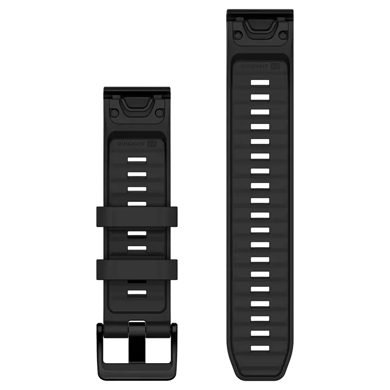 GARMIN acc Fenix 8 22 mm black silicon