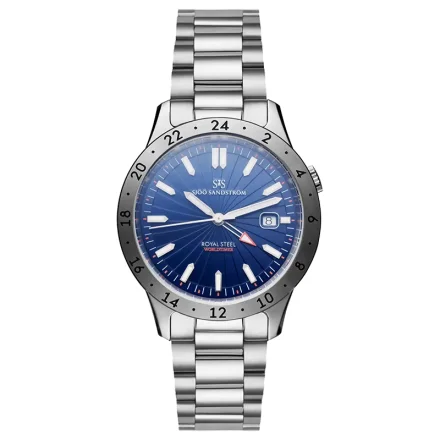 ROYAL STEEL WORLDTIMER SAS Blue  019870 Sj�� Sandstr�m
