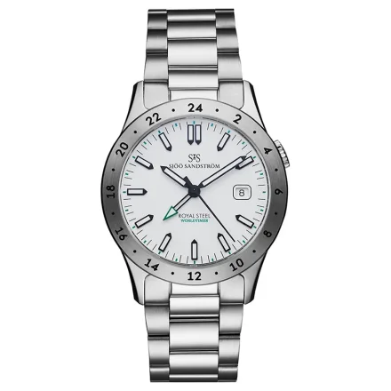 Sj�� Sandstr�m Royal Steel Worldtimer 36mm 020593