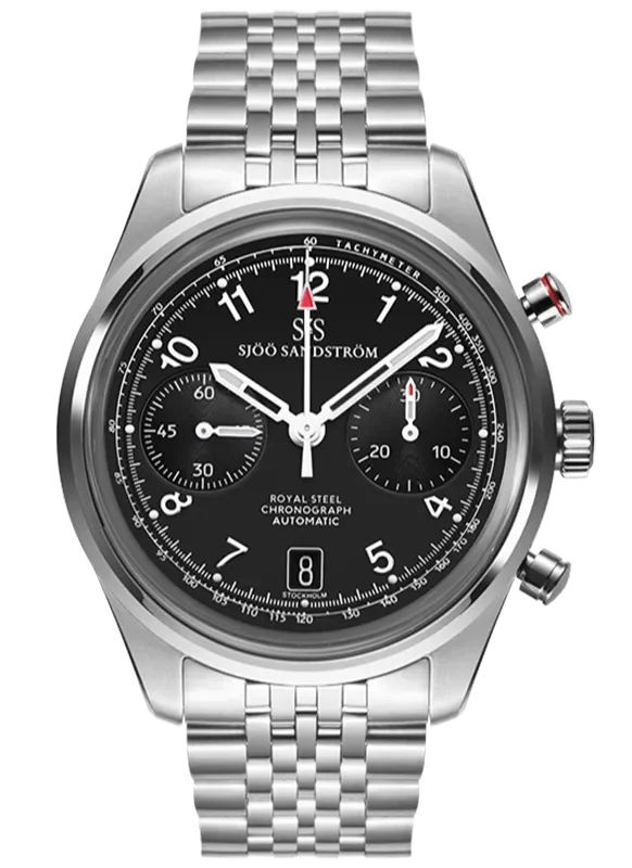 Sjöö Sandström Royal Steel Chronograph 40mm 021521