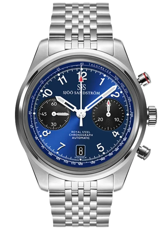 Sjöö Sandström Royal Steel Chronograph 40mm 021739