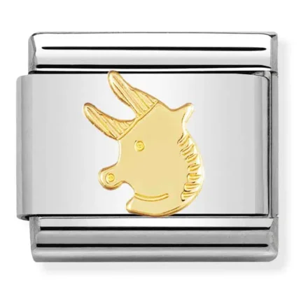 Nomination Composable Classic L&Scaron;nk Taurus i f&scaron;rbundna guld