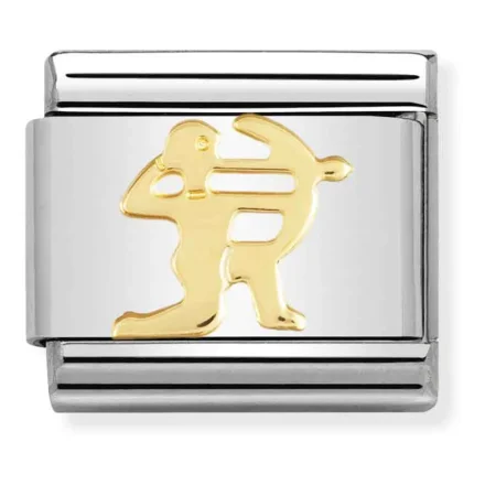 Nomination Composable Classic Länk Sagittarius i bondad guld