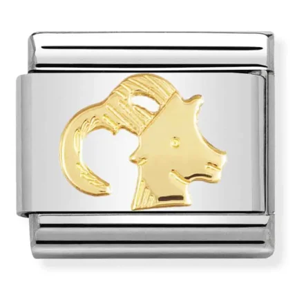 Nomination Composable Classic L&auml;nk Capricorn i bundet gult guld