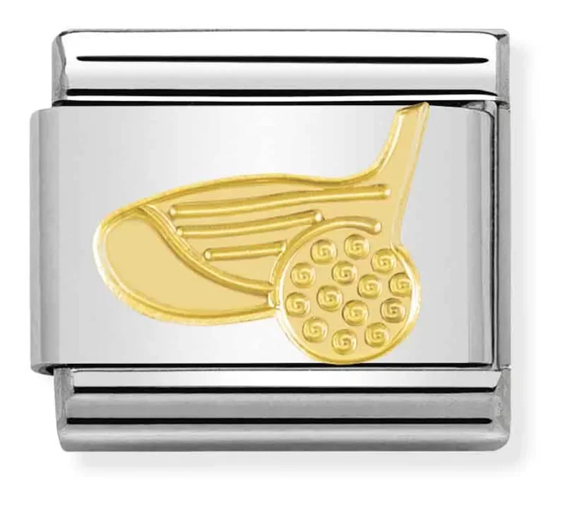 Nomination Composable Classic Länk Golf Ball and Club