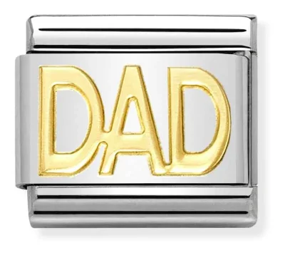 Nomination Composable Classic Länk DAD i bonded gult