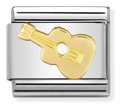 Nomination Composable Classic Länk Gitarr i Guld