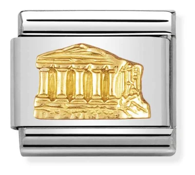 Nomination Composable Classic Länk Parthenon i Guld