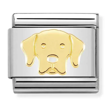 NOMINATION CLASSIC SYMBOL  030162_57 18K gold Labrador Retriever