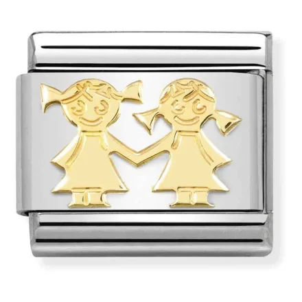 Nomination Composable Lnk, gold Sisters