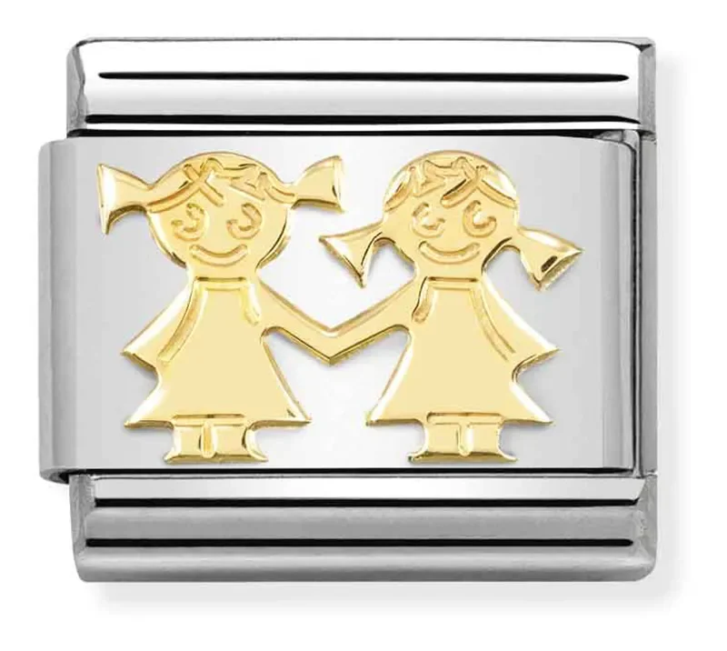 Nomination Composable Lnk, gold Sisters