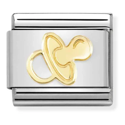Nomination Composable L&auml;nk, gold Pacifier