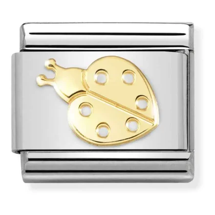 Nomination Composable L&auml;nk, gold Ladybug