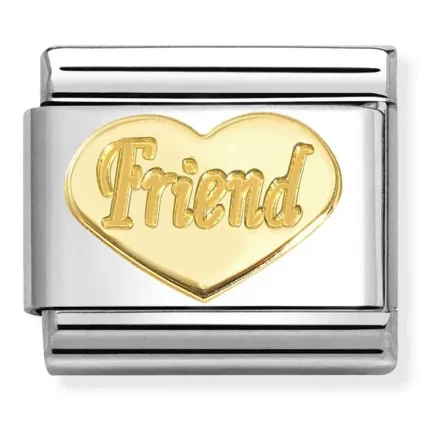 NOMINATION 030162_76 Cassic gold Friend Heart