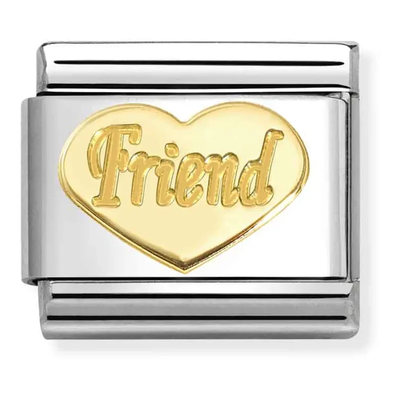 NOMINATION 030162_76 Cassic gold Friend Heart