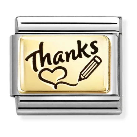 NOMINATION Thnks gold 18 k gold  030166_76