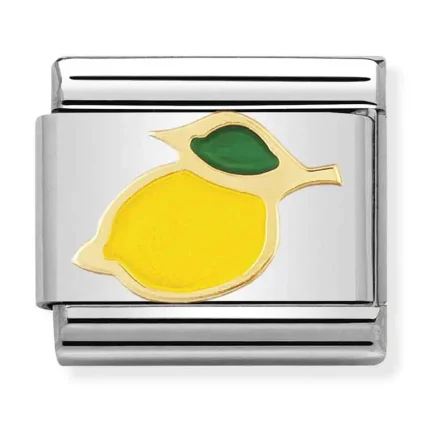 NOMINATION Lemon 18 k gold  030215_09