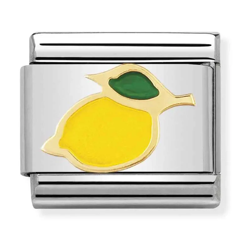 NOMINATION Lemon 18 k gold  030215_09