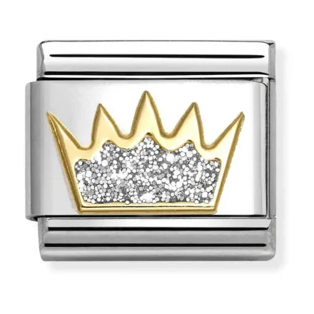 NOMINATION silver crown 18 k gold  030220_21