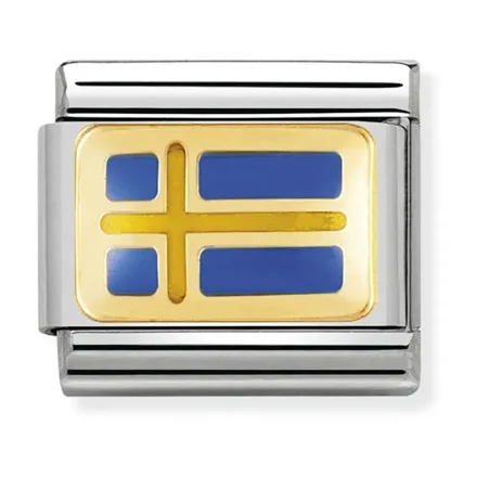 Nomination Composable Classic L&auml;nk Sverige Flagga