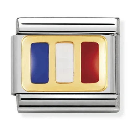 Nomination Composable Classic L&auml;nk Frankrikes Flagga