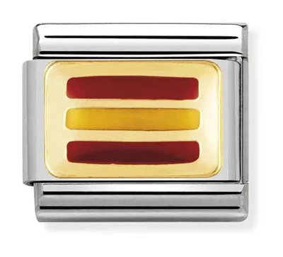 Nomination Composable Classic Länk Spanska Flagga