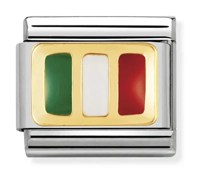 Nomination Composable Classic Länk Italienska Flagga