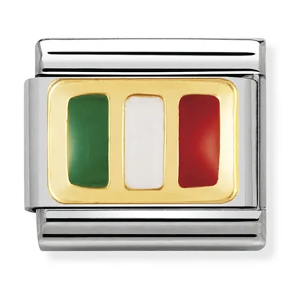Nomination Composable Classic L&auml;nk Italienska Flagga