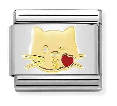 Nomination Composable Classic Länk Flying Kiss Cat